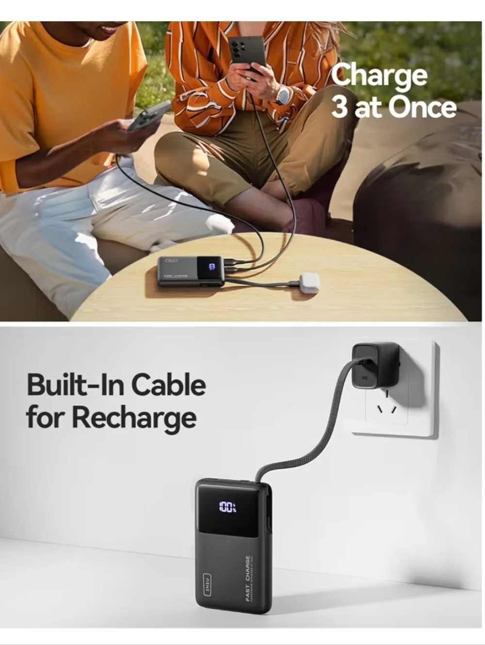1000mAh Portable Power Bank
